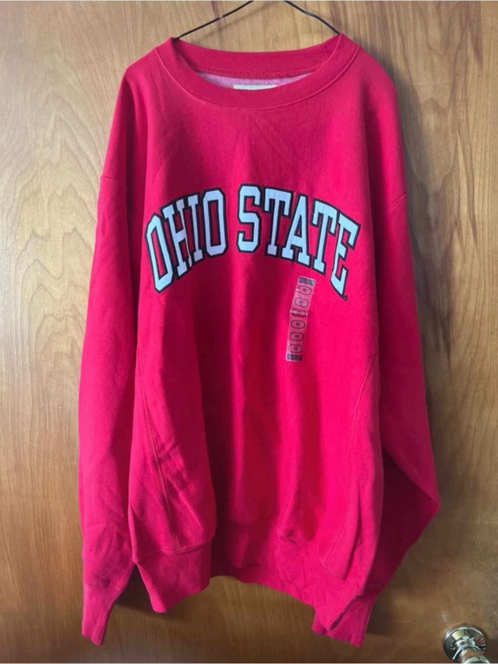Steve & Barry's Bright Red Ohio State Crewneck Sweatshirt